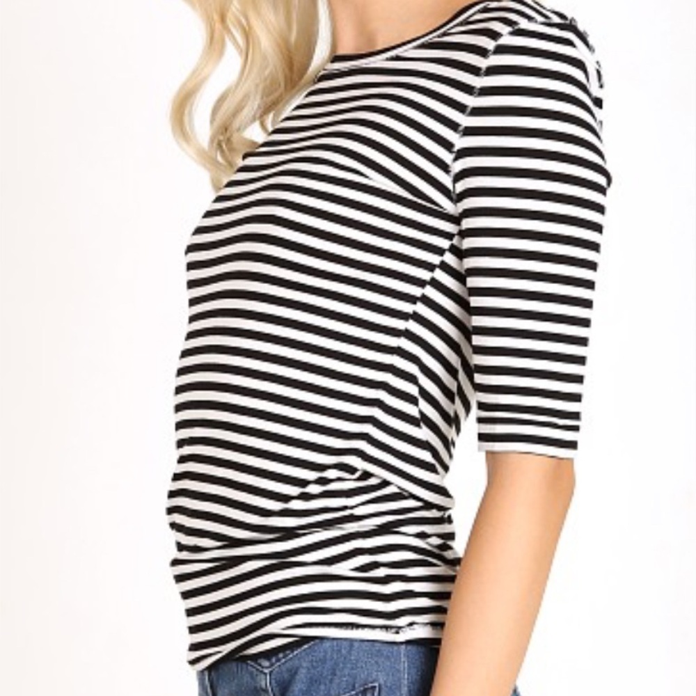 Free People Leader of the Pack striped top, small